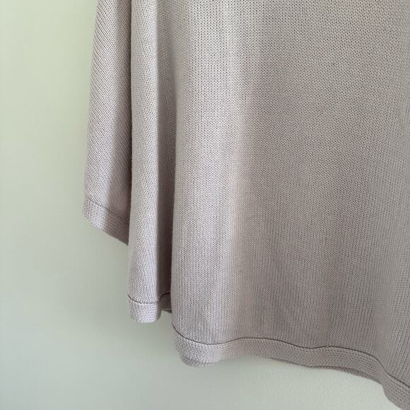 Lolë Iverness Knit Pullover Cowl Neck Poncho Sweater Pink - Picture 5 of 10